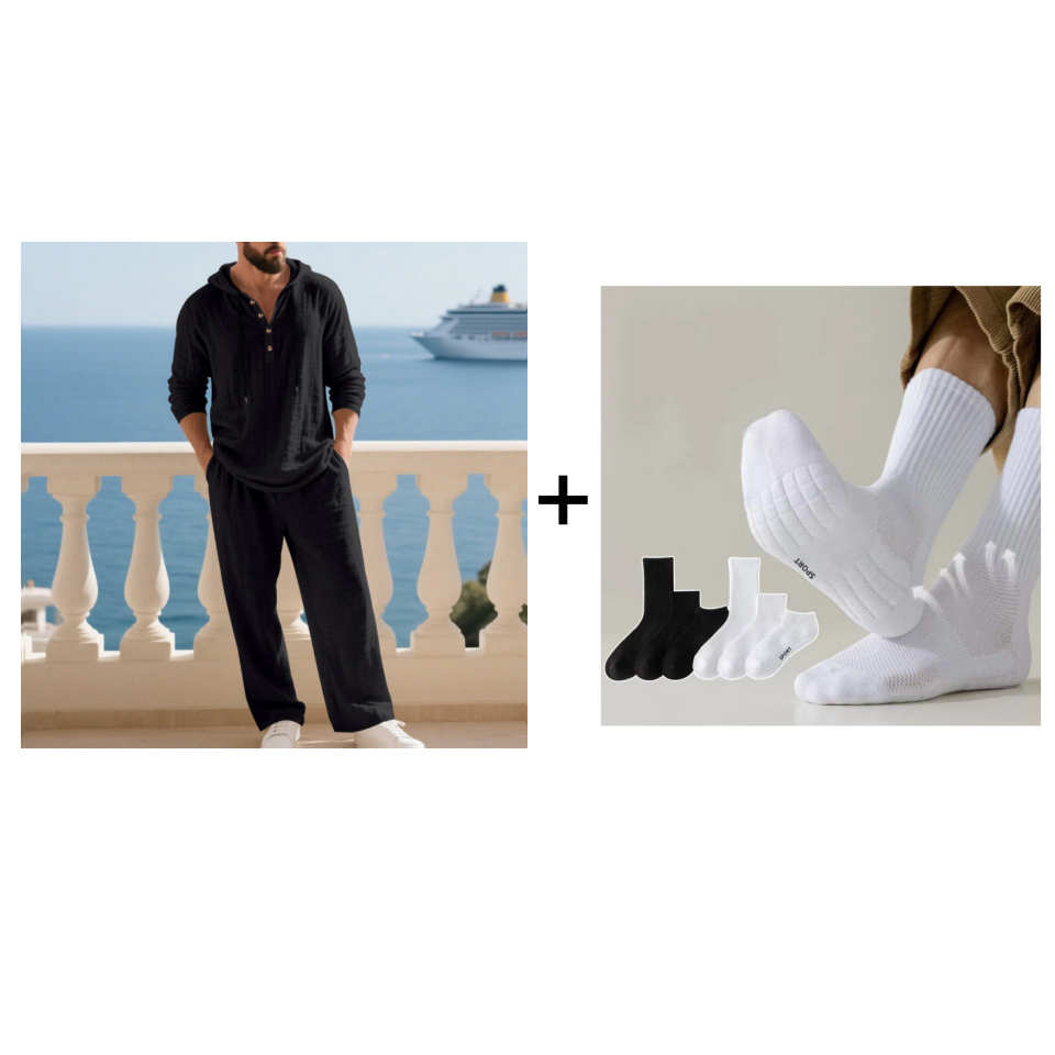 Kapuze Casual Loose Top & Hose